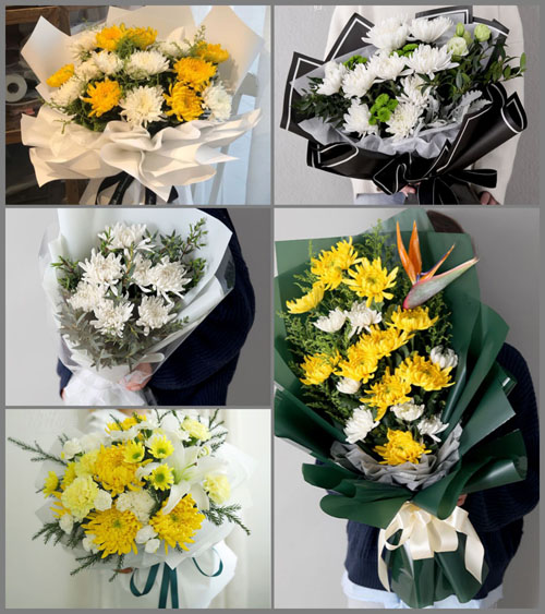 广东揭阳市普宁市梅塘镇内光村白事花束代送